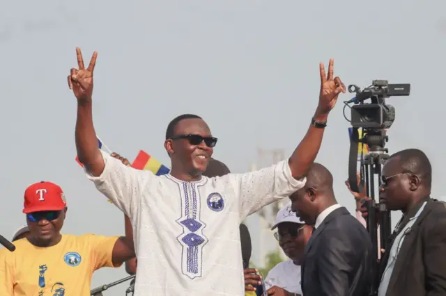 Succès Masra lors d'un meeting