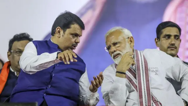 नरेंद्र मोदी और देवेंद्र फडणवीस