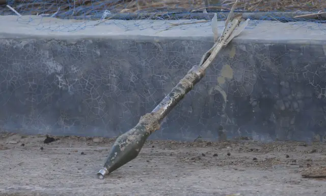 সীমান্তের ওপর থেকে এপাড়ে এসে পড়েছে মর্টার শেল