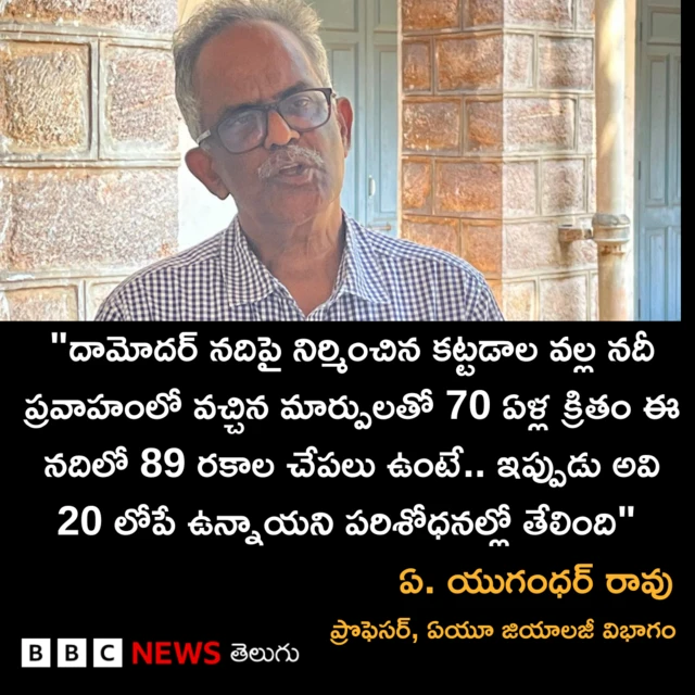 ఏ. యుగంధర్ రావు, ప్రొఫెసర్, ఏయూ జియాలజీ విభాగం