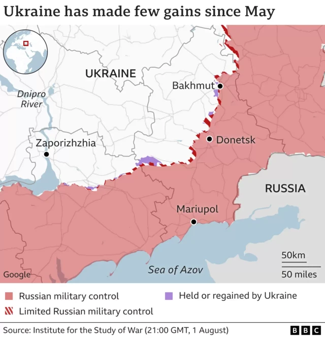 Ukraine đã đạt được một số tiến công từ tháng 5/2023