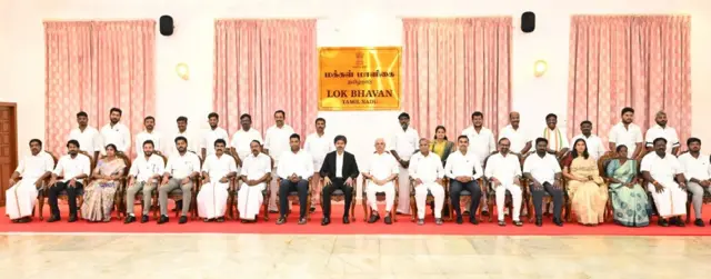 தமிழ்நாட்டில் கூட்டணி ஆட்சி, தி.மு.க ஆட்சி, த.வெ.க அமைச்சரவை, வி.சி.க, இந்திய கம்யூனிஸ்ட், மார்க்சிஸ்ட் கம்யூனிஸ்ட் கட்சி, முஸ்லிம் லீக், பட்டியல் பிரிவினர், அமைச்சரவை விரிவாக்கம்