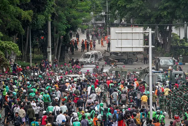 Brimob, Affan Kurniawan, ojek online