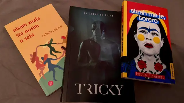 knjige Tricky, Strah me je Torero i Nisam znala šta nosim u sebi