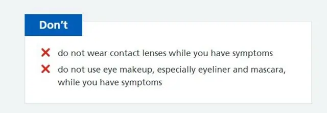 பிரிட்டன் தேசிய சுகாதார நிறுவனம் வழங்கியுள்ள அறிவுறுத்தல்கள்

