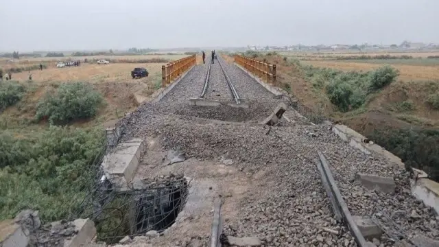 अकताका ख़ान रेलवे ब्रिज पर हुई हमले की फ़ाइल फ़ोटो