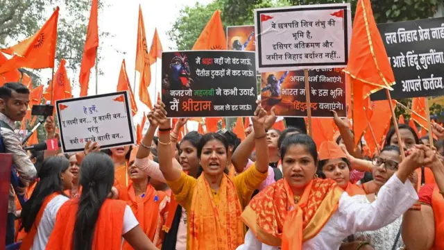 ভারতে 'লাভ জিহাদে'র বিরুদ্ধে হিন্দুত্ববাদীদের আন্দোলন