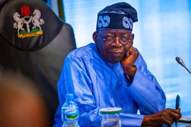 Aworan Aarẹ Bọla Tinubu