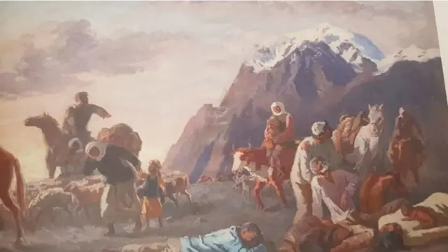 С.Чуйков "Козголоңчулардын Кытайга качышы"