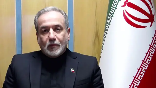 El ministro de Asuntos Exteriores de Irán, Abbas Araghchi.