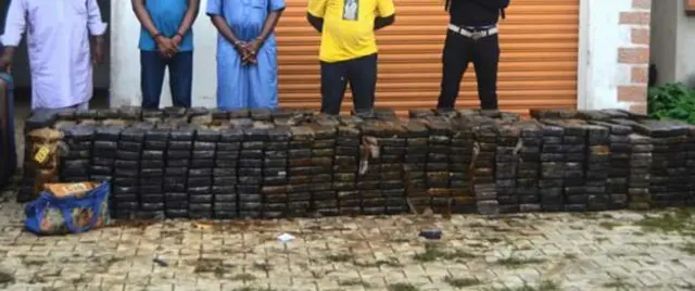 የተያዘው ኮኬይን