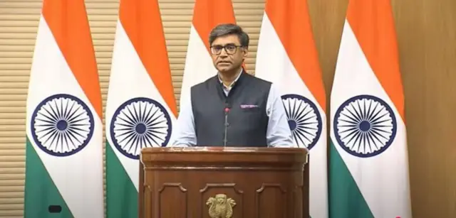 ভারতের পক্ষে যুদ্ধবিরতির তথ্য জানান পররাষ্ট্রসচিব বিক্রম মিশ্রি