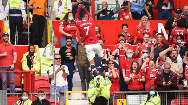  Cristiano Ronaldo yari yinjije igitsindo ca mbere ca Manchester United  ku wa 11 z'ukw'icenda 2021 igihe uyu murwi wakina na NewCastle United muri Premier League i Old Trafford  