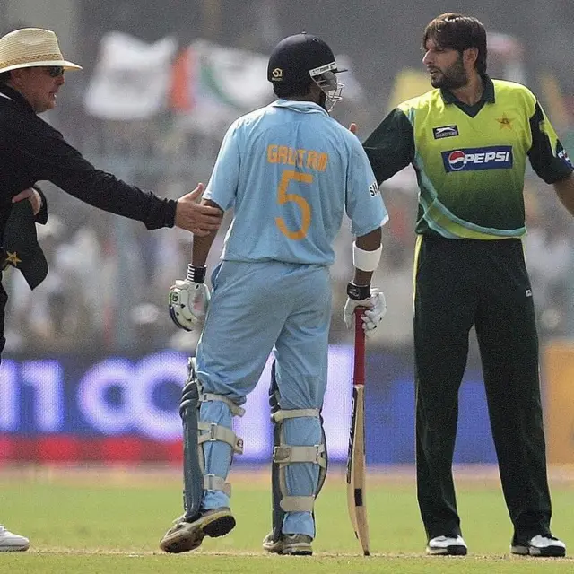 شاہد آفریدی اور گوتم گمبھیر