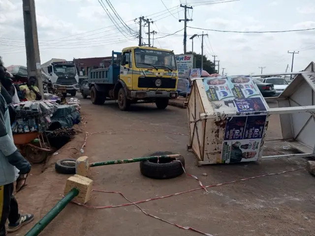 Àwọn ọlọkada gbegi dina ni titi 