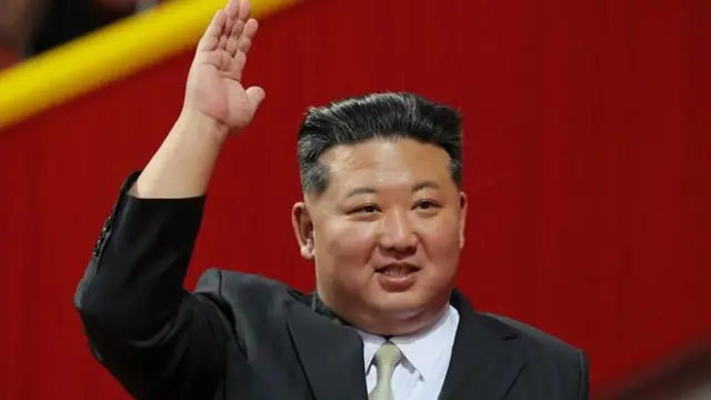 Caption- ट्रम्प यांच्या पहिल्या कार्यकाळात उत्तर कोरियाचे नेते किम जोंग उन (फोटोत) यांच्यासोबत त्यांचं शाब्दिक युद्ध रंगलं होतं. (प्रतिकात्मक फोटो)