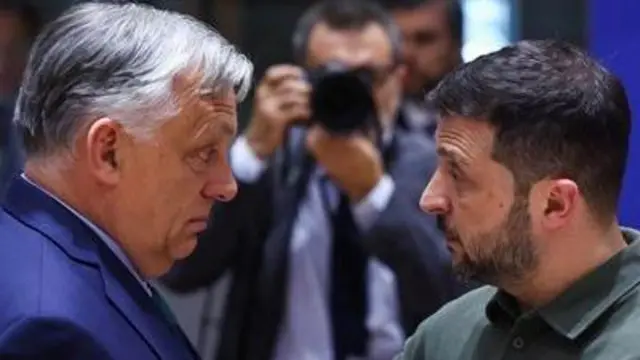 Віктор Орбан і Володимир Зеленський