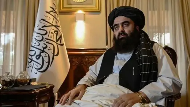 தாலிபன் அமைச்சர் பத்திரிகையாளர் சந்திப்பு