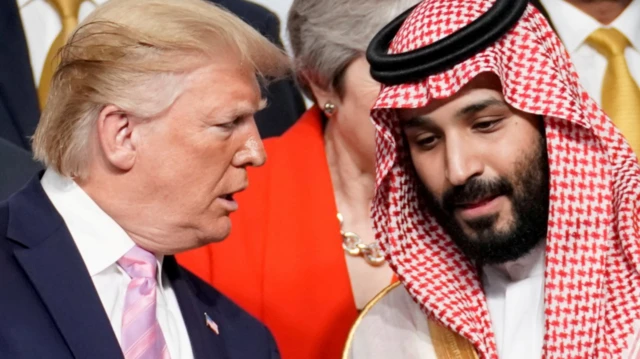أشار الرئيس الأمريكي إلى أن ولي العهد السعودي الأمير محمد بن سلمان سيلعب دورا في المناقشات