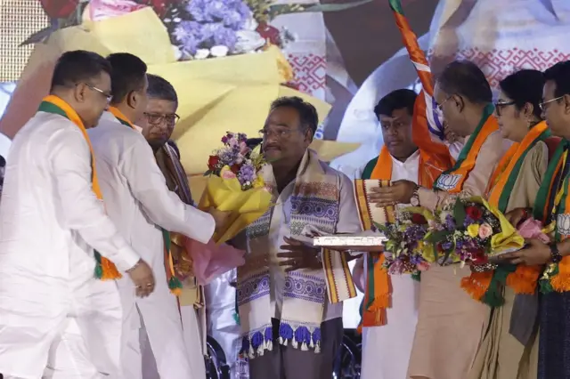 ভাষণে সম্প্রীতির বার্তা দিয়েছেন মি. ভট্টাচার্য।