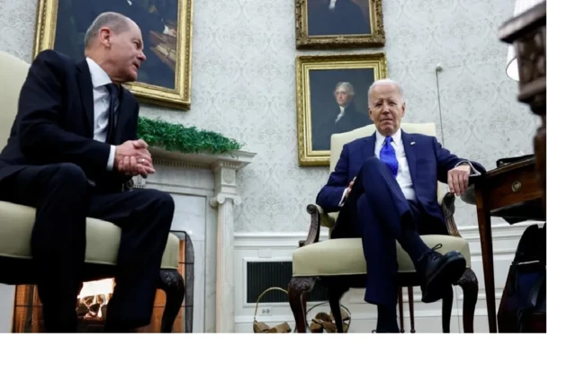 Les dirigeants américains et allemands ont discuté de l'accord d'échange secret lors de cette réunion à la Maison Blanche en février.