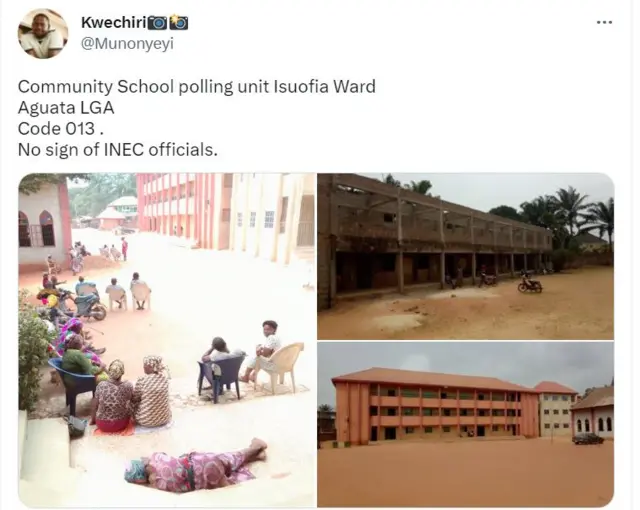 Ndị mmadụ na-eche ka ndị Inec bịarute ebe ha ga-anọ tụọ vootu n'Isuofia, Abia Steeti