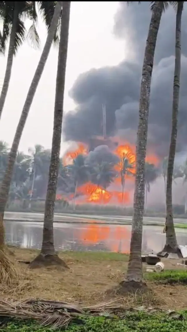 మంటలు, గ్యాస్ లీకేజీ, పైప్ లైన్