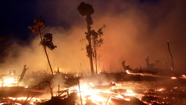 FogoMachadinho do Oeste (RO), dentro da Floresta Amazônica