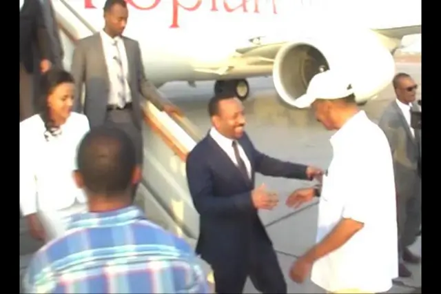  ፕረዚደንት ኢሰይያስን ኣቢይን ኣብ ዓሰብ