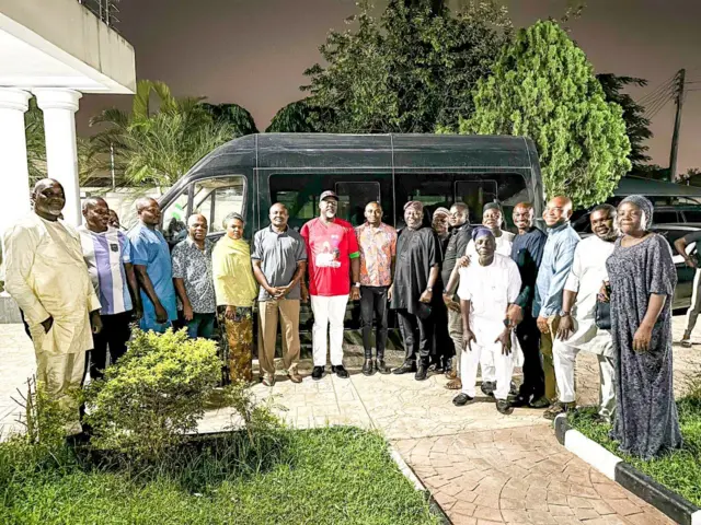 Aworan lẹyin ipade ẹgbẹ oṣelu PDP ati LP