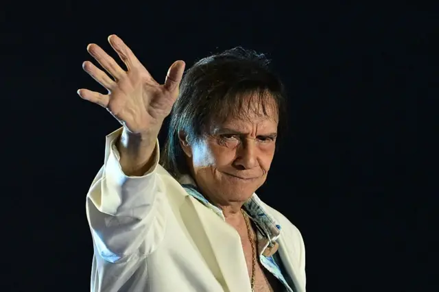 Roberto Carlos em show em 2025