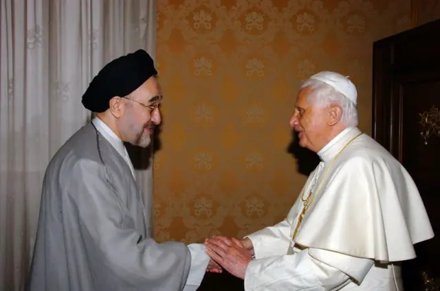 سید محمد خاتمی و پاپ بندیکت شانزدهم