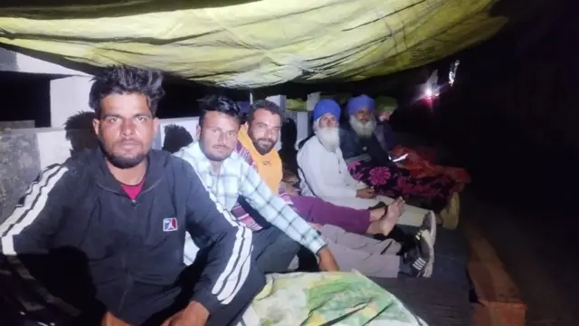 शंभू बॉर्डर पर किसान