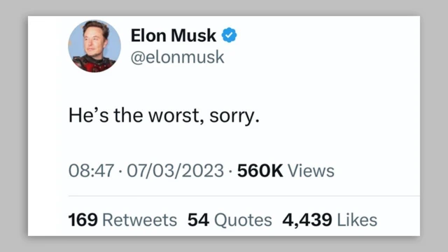 Elon Musk tweeti