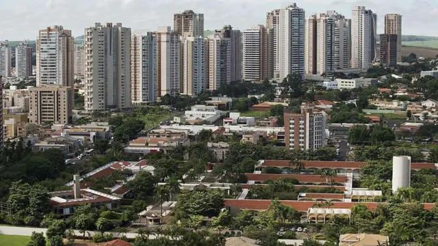 Vista da cidade de Ribeirão Preto