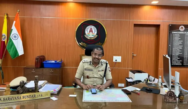 கோவை மாநகர காவல் ஆணையர் சரவணசுந்தர்