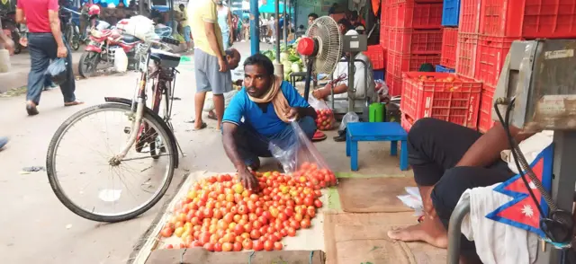नेपालगन्जस्थित तरकारी बजार
