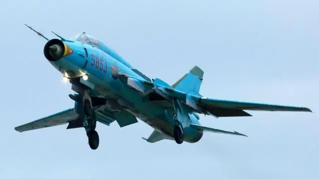 Chiếc Su-22 có nguồn gốc từ Liên Xô, số hiệu 5853 (Ảnh minh họa)