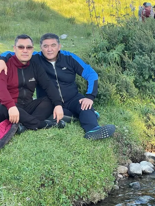 Президент Садыр Жапаров жана УКМК төрагасы Камчыбек Ташиев