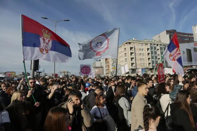 Studenti blokirali Autokomandu