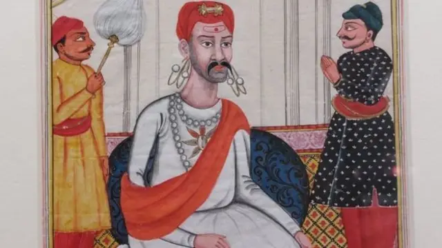 नाना फडणवीसांचे बंगळुरू येथील संग्रहालयातील चित्र