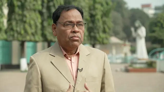 বাংলাদেশ হিন্দু বৌদ্ধ খ্রিস্টান ঐক্য পরিষদের সভাপতি নির্মল রোজারিও 