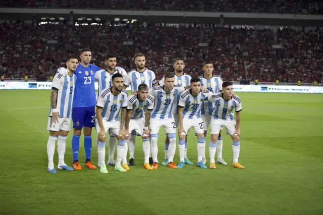 Pertandingan Indonesia Argentina