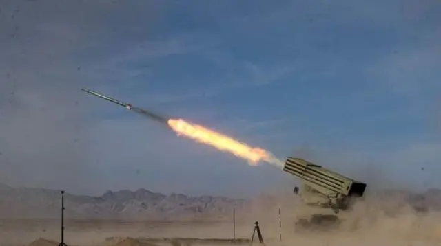 মহড়ার সময় ইরানি মিসাইল ছোঁড়ার দৃশ্য (ফাইল ছবি)