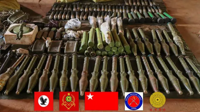 ဒီးမော့ဆို - ဖရူဆိုတိုက်ပွဲကနေ စစ်ကောင်စီရဲ့လက်နက်တွေသိမ်းဆည်းမိခဲ့တယ်လို့ PDF ပြော