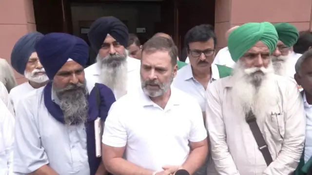 ਰਾਹੁਲ ਗਾਂਧੀ ਅਤੇ ਕਿਸਾਨ ਆਗੂ