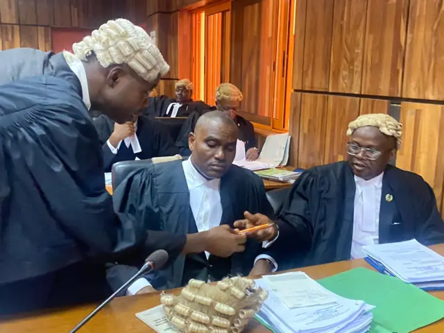 Godwin Emefiele inside court