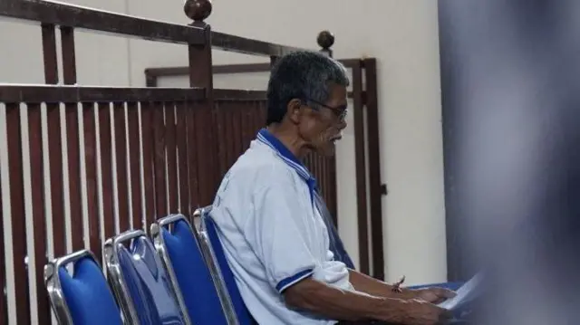 Sorbatua Siallagan di persidangan. 