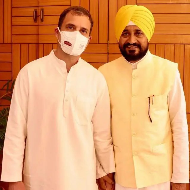 ਰਾਹੁਲ ਗਾਂਧੀ ਤੇ ਚਰਨਜੀਤ ਸਿੰਘ ਚੰਨੀ