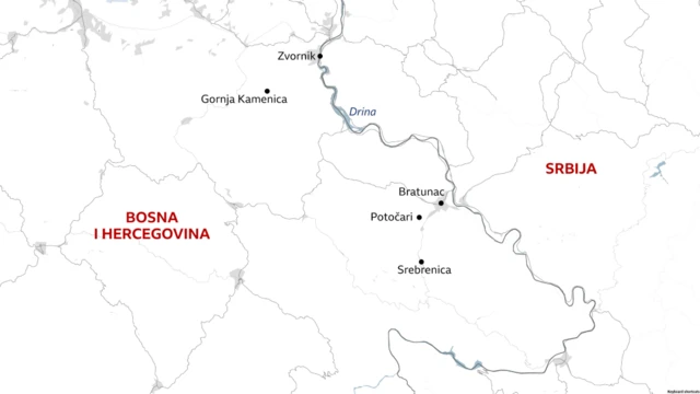 mapa Bosna i Hercegovina